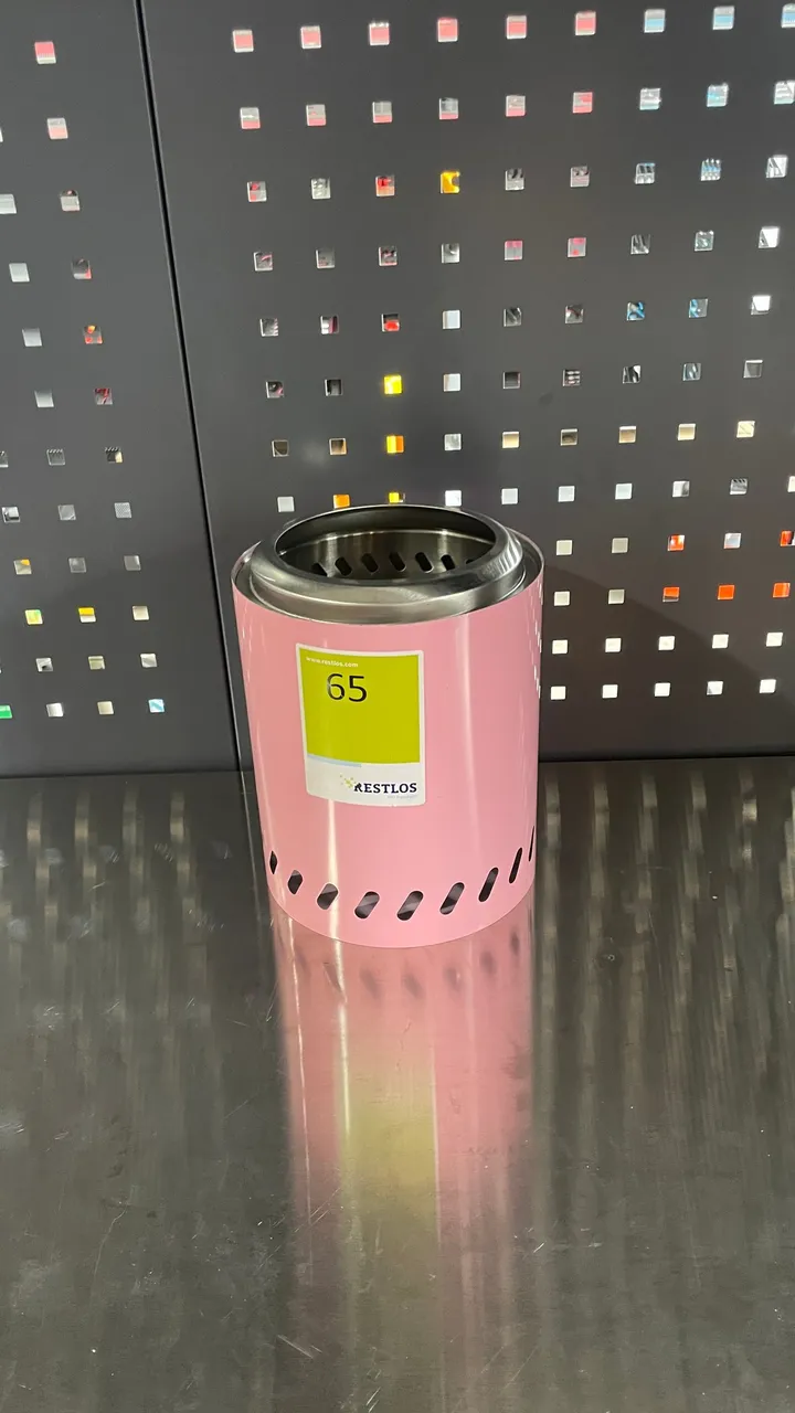 Pellet-Tischfeuerstelle rosa